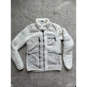 Nike Jacket Women's S M White Quilted Insulated Zip Utility Style Lightweight